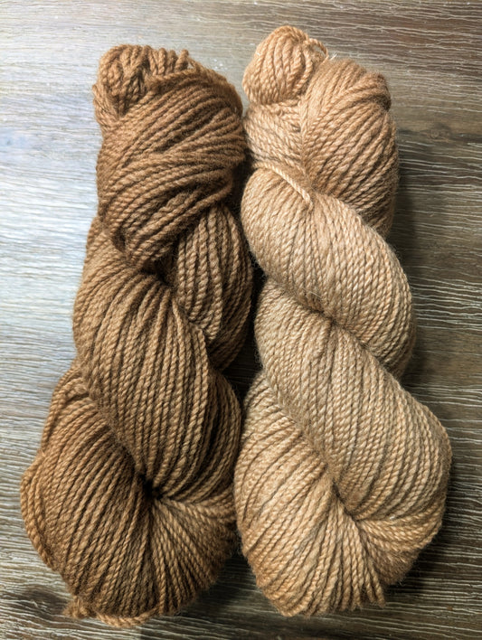 Hand Dyed Yarn with Natural Dyes