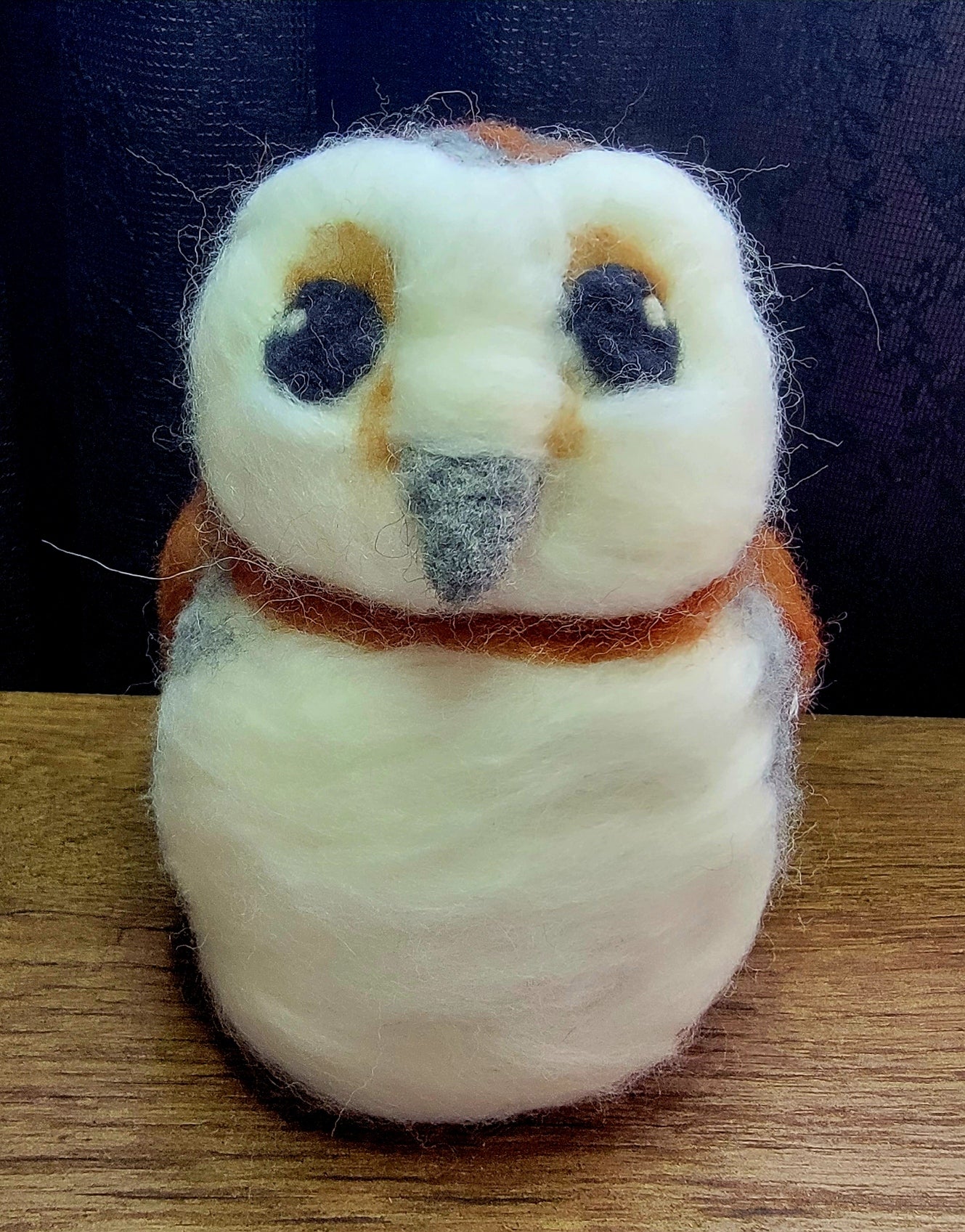 Large Needle Felted Barn Owl