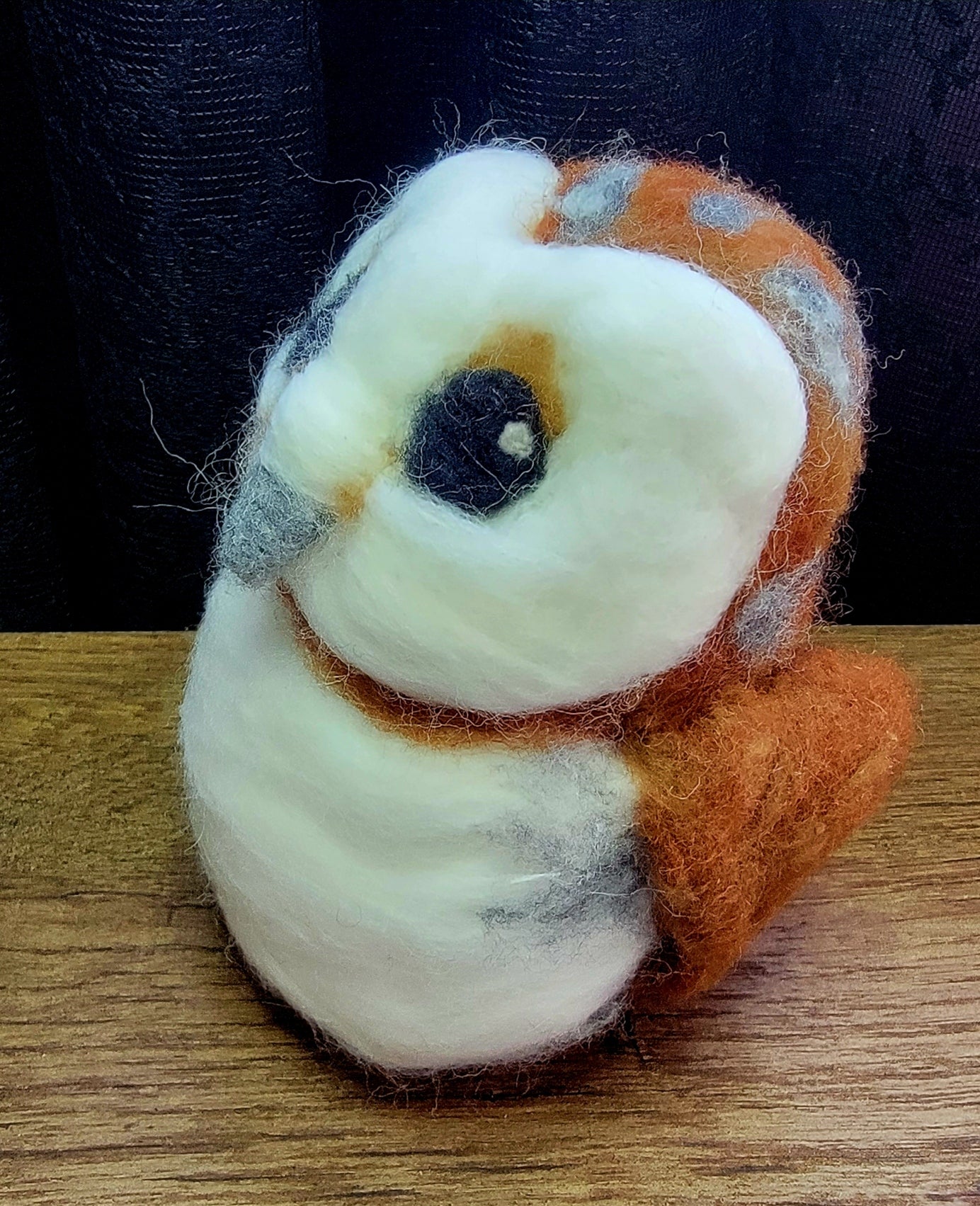 Large Needle Felted Barn Owl