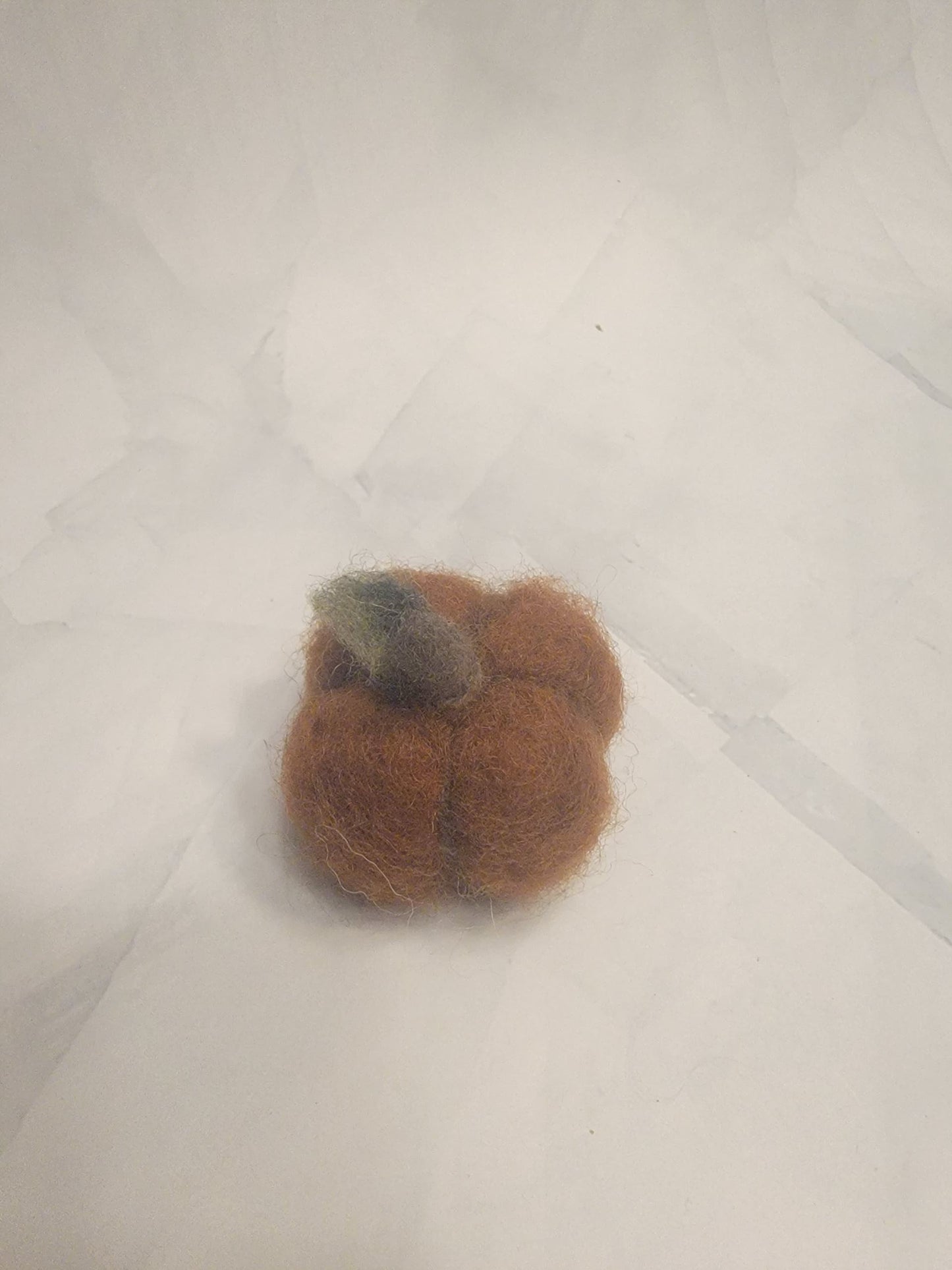 Needle Felted Pumpkin