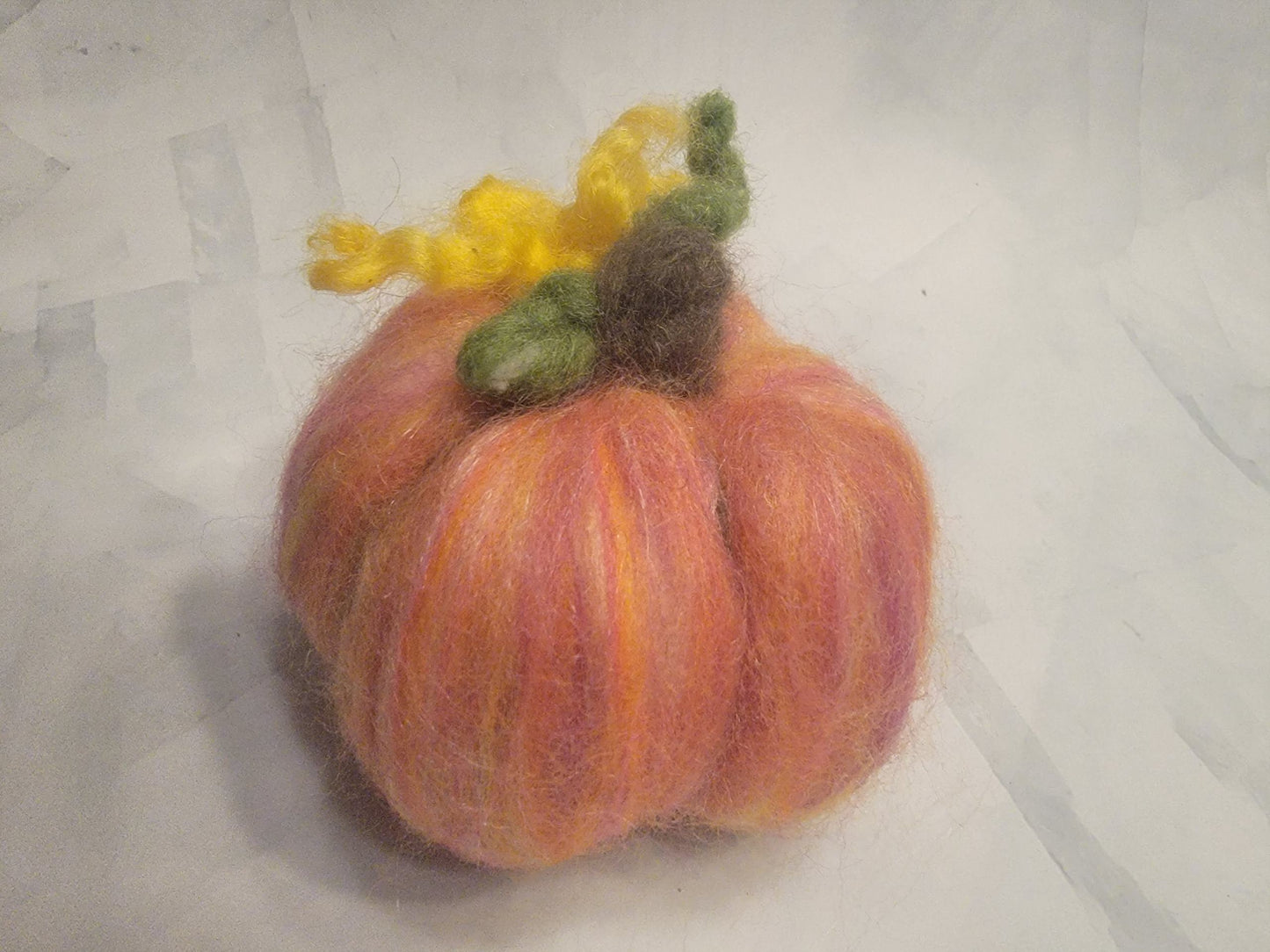 Needle Felted Pumpkin