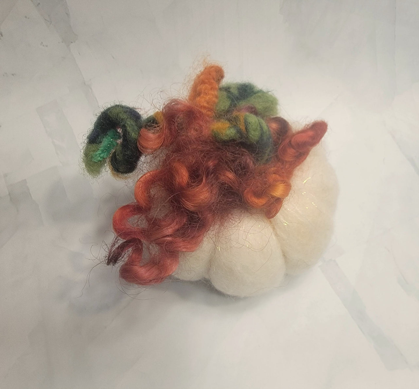 Needle Felted Pumpkin