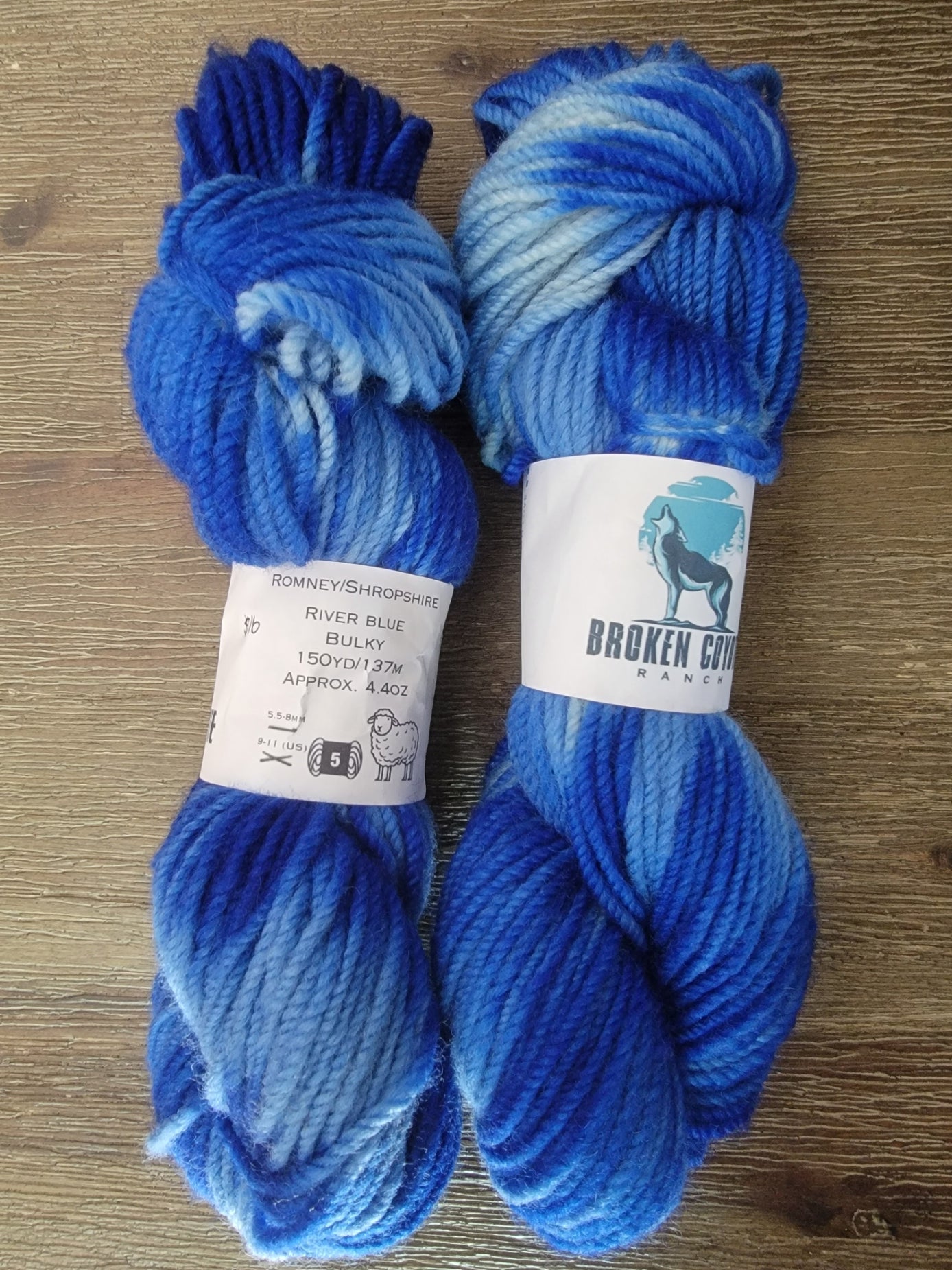 Bulky Weight Wool Yarn (Hand Dyed)