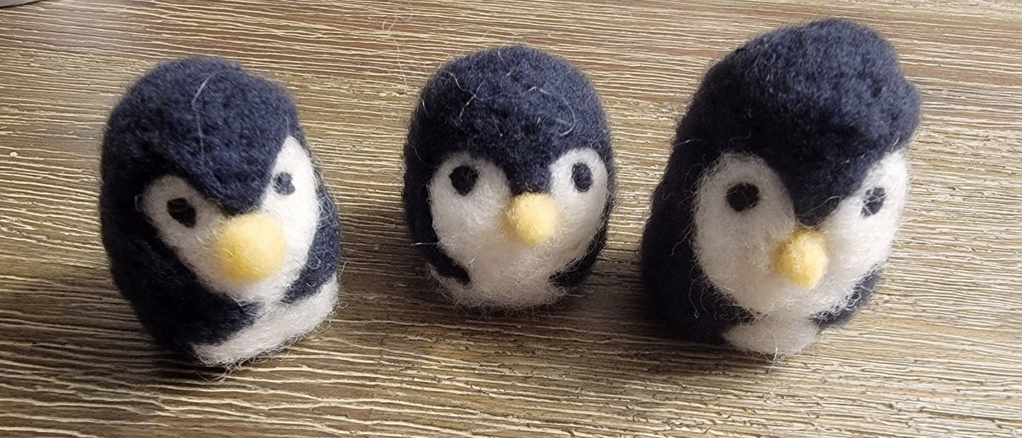 Needle Felted Mini Penguin