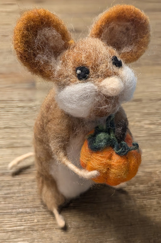 Needle Felted Mouse with Accessory